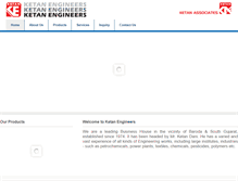 Tablet Screenshot of ketanengineers.com